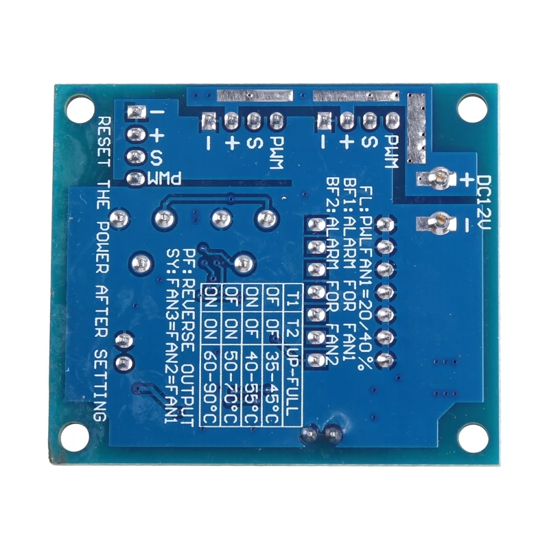 

Fan Temperature Control PWM Speed Controller Module Alarm Buzzer R7UA