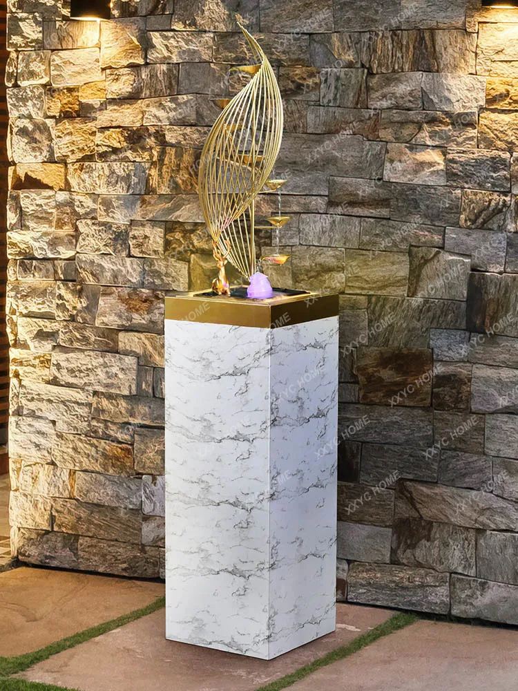Fai Una Fortuna Senza Fine Come L'Acqua Che Scorre Prosper Pringles Mobile Tv Da Soggiorno Accanto Agli Ornamenti Da Pavimento