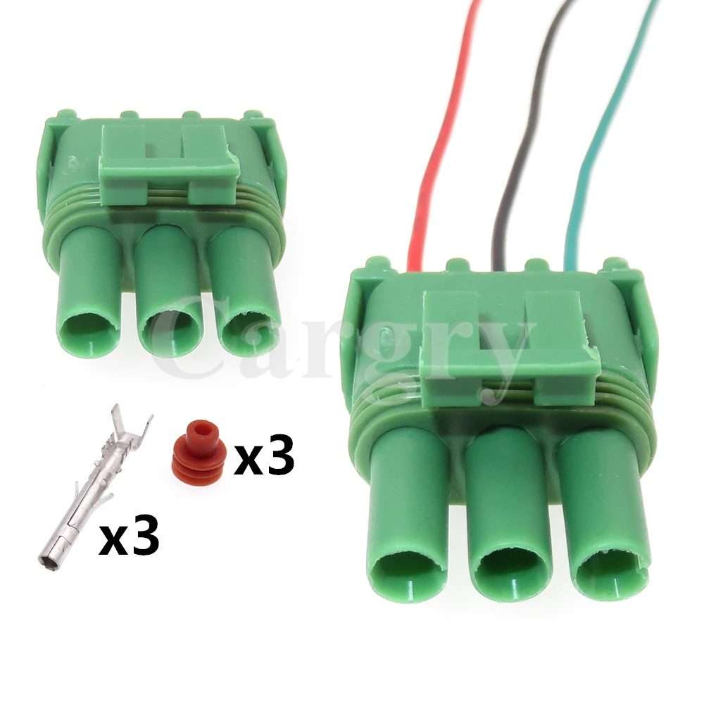 

1 Set 3P 12020829 12015793 Automotive Starter Sensor Waterproof Electric Cable Connector Green Car Sealed Adapter