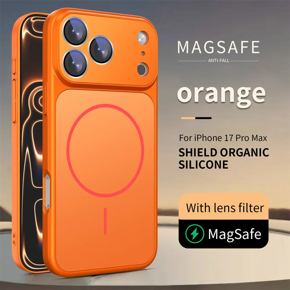 Premium Magnetic Shockproof Phone Case with Lens Protection Cover