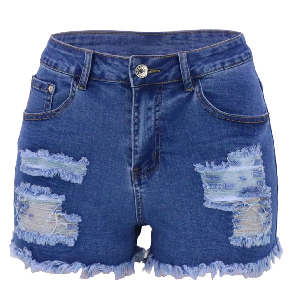 swim trunks Sexy Women Slim Tassels Hole Denim Shorts Fashion Casual Summer Denim Shorts High Waist Solid Color Wash Shorts Femme Ropa Mujer adidas shorts