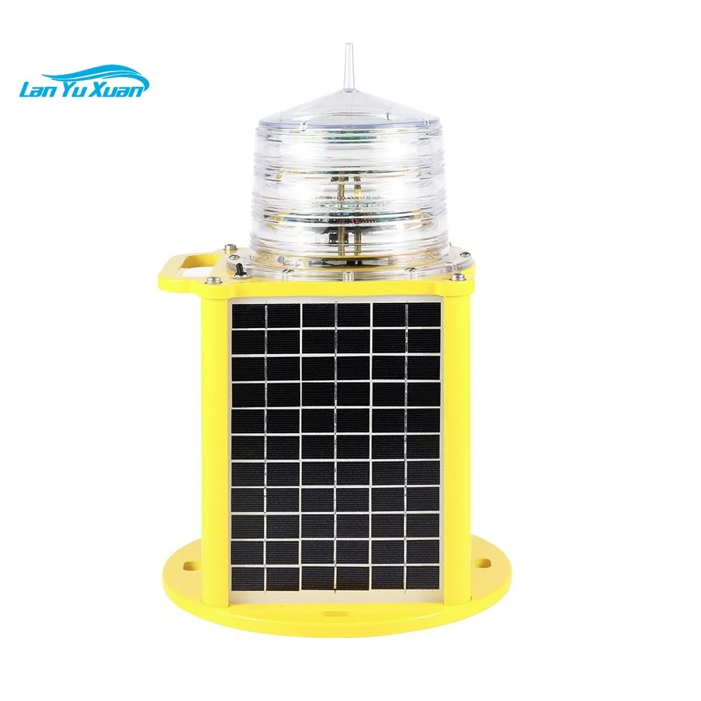 

Remote monitoring and control GPS positioning minimal maintenance solar marine lantern