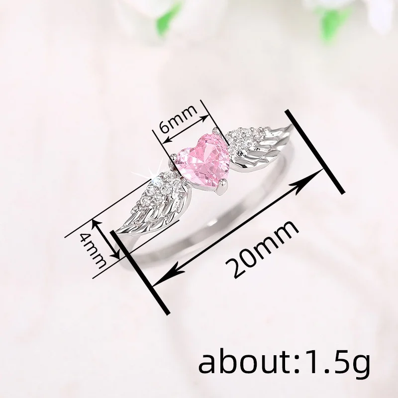 Crystal Zircon Stone Engagement Wedding Rings for Women