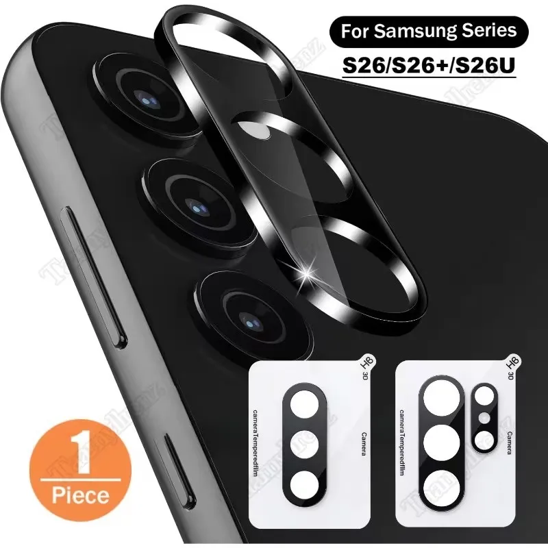 Durable Metal Camera Lens Protector with Tempered Glass Film