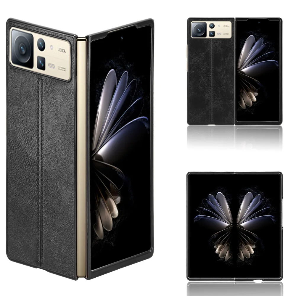 Per Xiaomi Mix Fold 3 / 2 Custodia Sutura Pu Leather Pc Hard Back Protection Cover Per Telefono Fundas