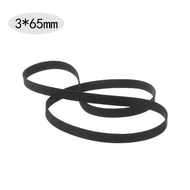 573A 3mm Wide Flat Cassette Tape Machine Belt Assorted Common Belt for Recorder Walkman Repeater DVD Drive Rubber rubber belt
