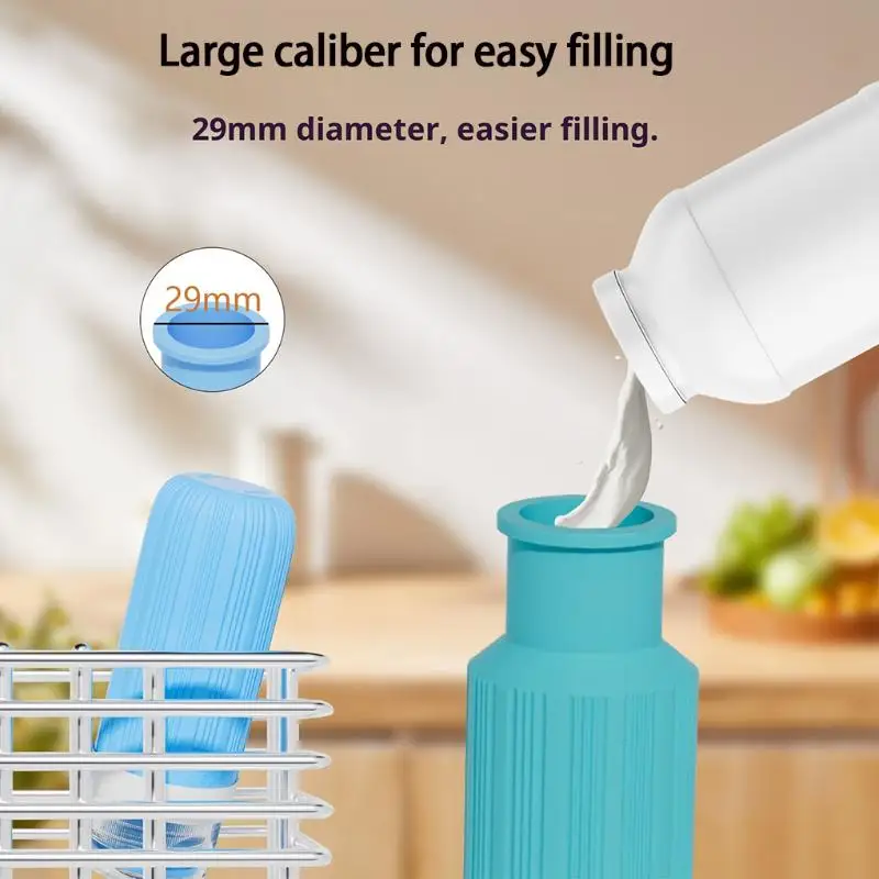 Compact Silicone Travel Bottle Set - Portable Leak-Proof Containers for Toiletries and Outdoor Adventures