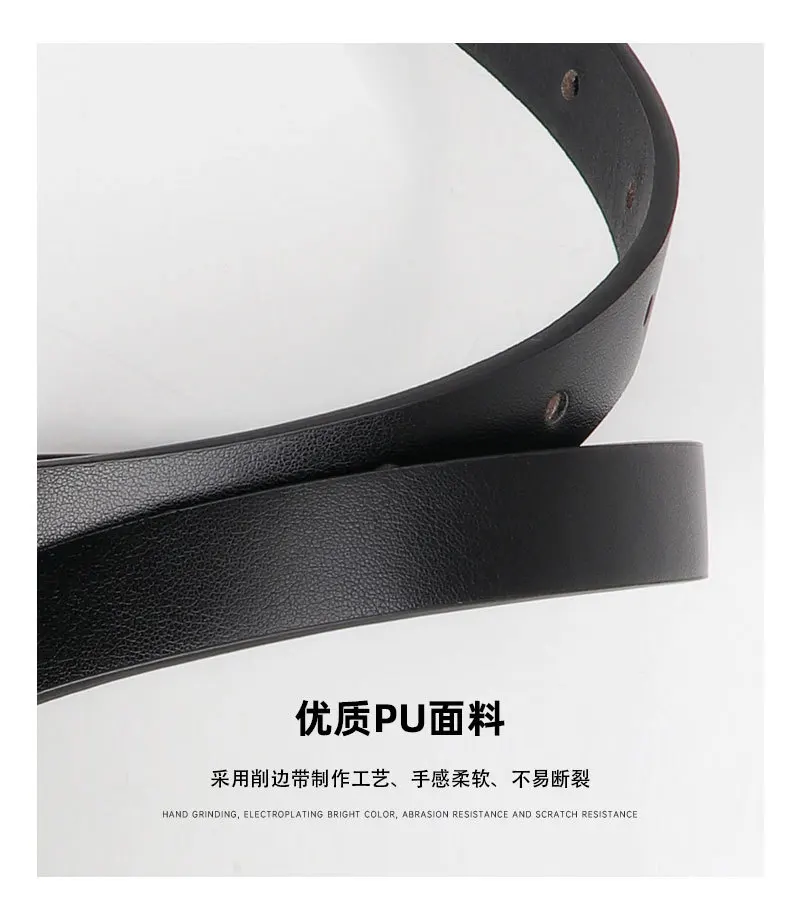 1.8x103cm Women's Thin Belt Versatile Korean Style Simple Candy Color Jeans Belt Decorative Skinny Waistband