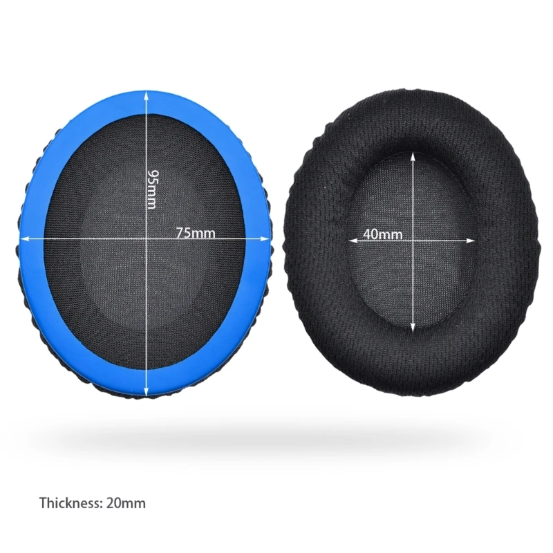 Aggiorna I Cuscinetti Auricolari In Tessuto Intrecciato Per HyperX Cloud I II,Core,Silver,Alpha Cloud Pro, Mix,Cloud X Cuffie Auricolari Auricolari - Foto 9