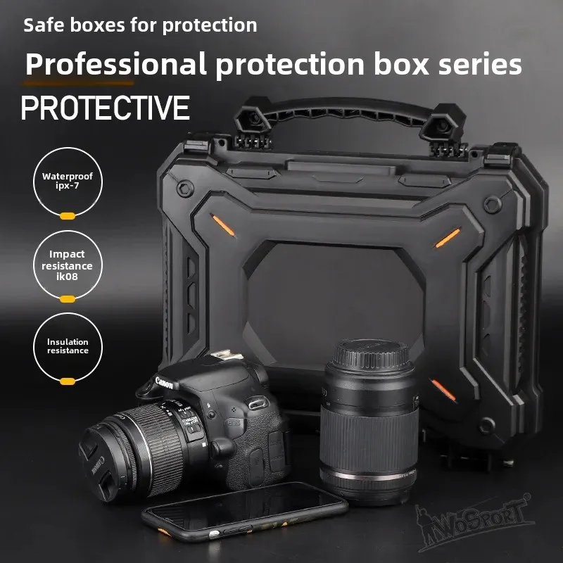 WoSporT WST Dustproof Waterproof Impact Resistant Tool Box 32cm(12.6 Inches) Outdoor Sports Gear Storage Bag China Origin