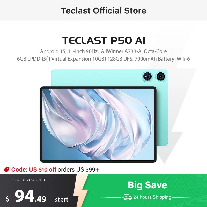 Teclast P50 AI Android 15 Tablet 11
