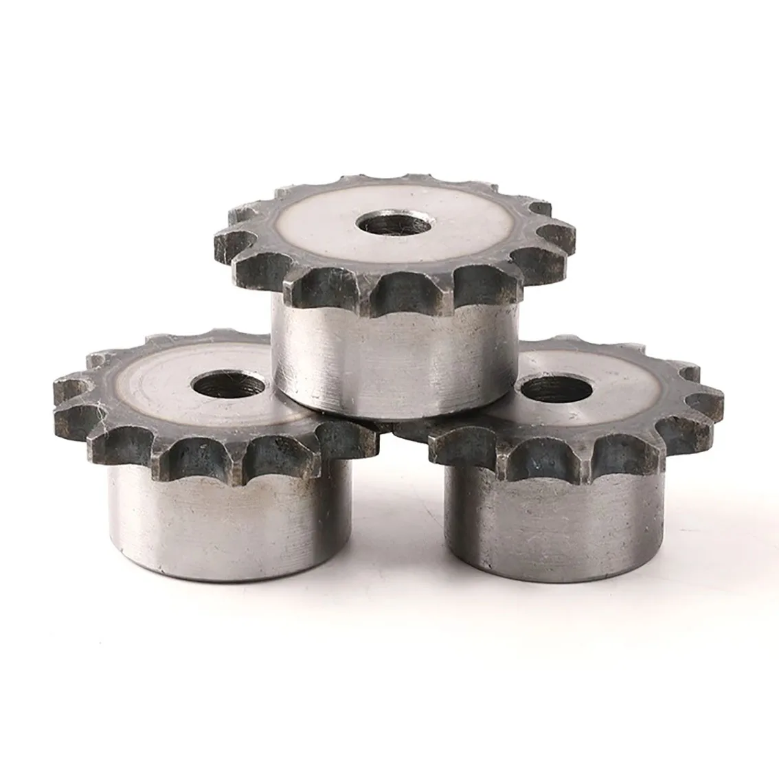 06C Sprocket Chain Wheel 10/11/12/13/14/15/16/17/18-25 Teeth Pitch 9.525mm 45 # Carbon Steel Industrial Cam Drive Chain Wheel