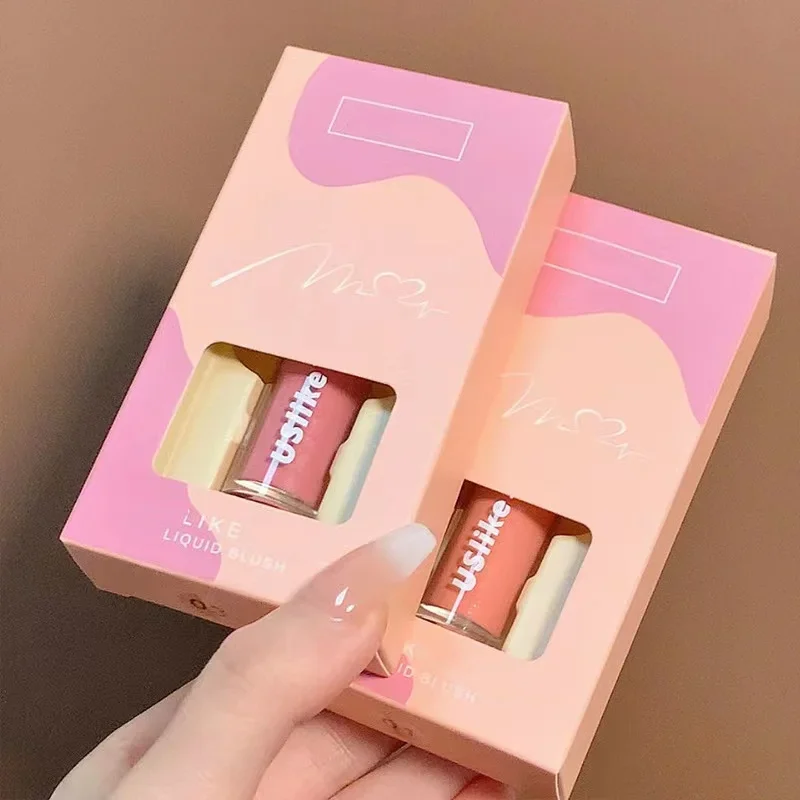 Liquid Blush Long Lasting Waterproof Sweatproof Non-Fade Natural Color Blusher On Face Make Up 4