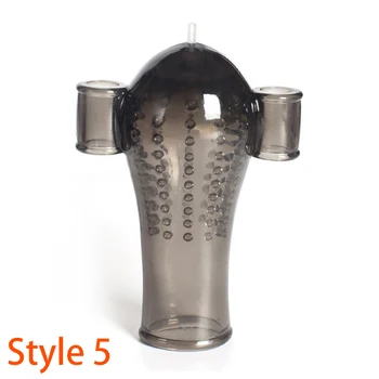 Male Penis Glans Vibration Sleeve Masturbator Penis Delay Lasting Trainer Massager Adult Sex Toy for Men Accessory 4