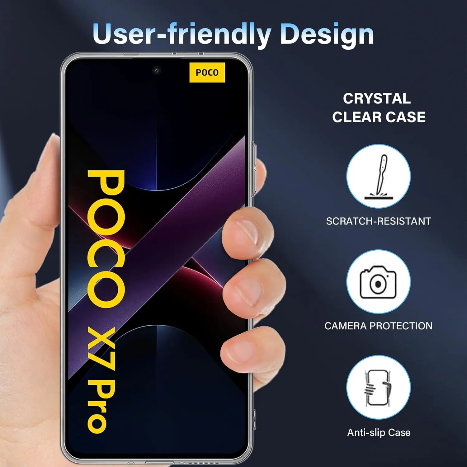 Ultra Thin Transparent Phone Protective Cover