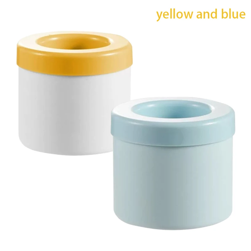 Portable 2-in-1 Silicone Ice Cube Mold and Ice Bucket