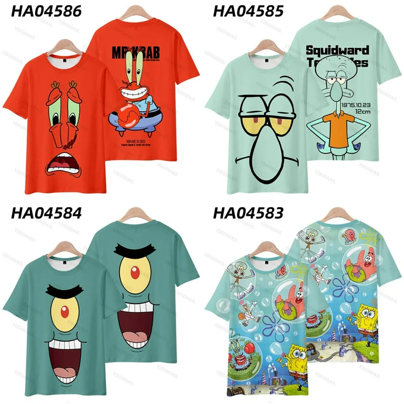 지우개 샌디 척스 스폰지밥 네모바지 티셔츠, 어린이용 티셔츠, 애니메이션 인형 모자, 할로윈과 크리스마스 선물, 남녀공용 지우개 샌디 척스 스폰지밥 네모바지 티셔츠, 어린이용 티셔츠, 애니메이션 인형 모자, 할로윈과 크리스마스 선물, 남녀공용