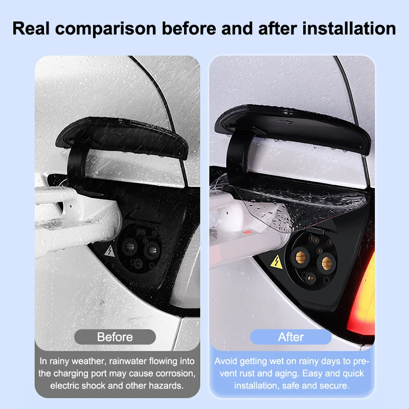 [MC]모델 3 Y 하이랜드 주니퍼 2021-2025용 충전 포트 커버 야외 방수 보호 방진 커버 액세서리
