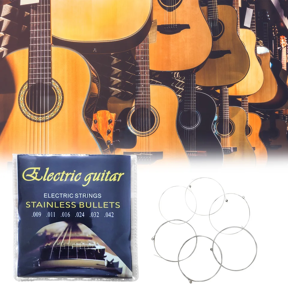 Premium Steel Electric Guitar String Set
