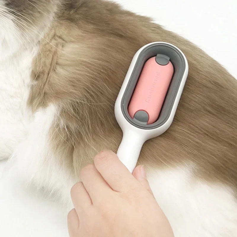 

Multifunctional Cat Dog Comb Remove Floating Hair Pet Grooming Brush Sticky Hair Pet Cleaning Grooming Supplies Cat Brush