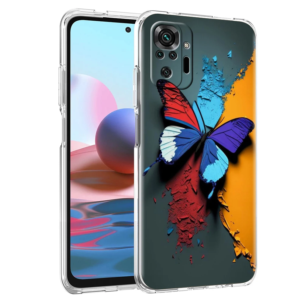 Elegant Transparent Butterfly Phone Case - TPU Protective Cover
