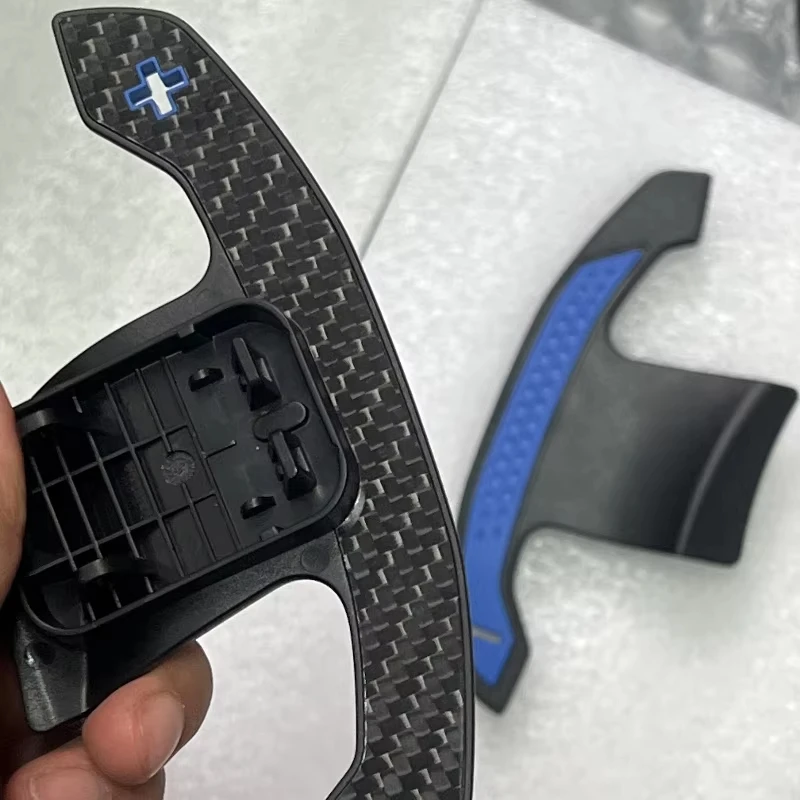 Carbon Fiber Steering Wheel Paddle Shifter Extension Trim Cover