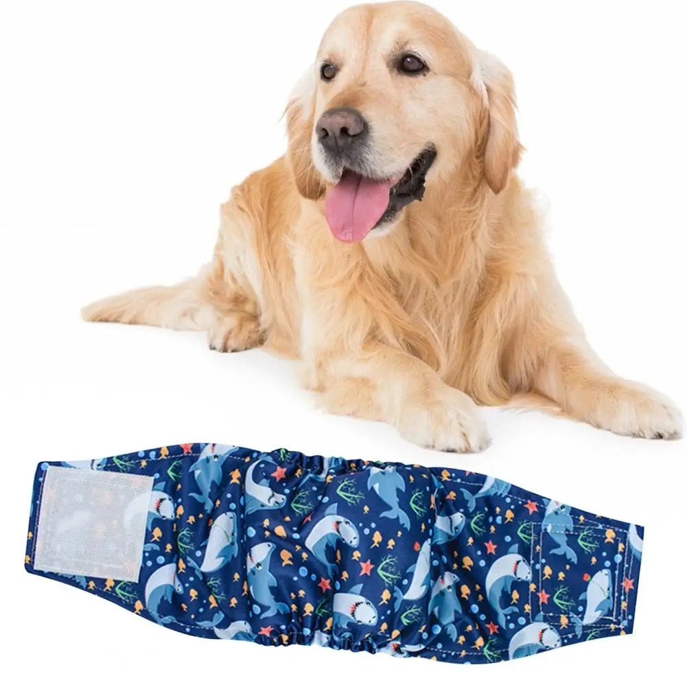 Title 15, Male Dog Belly Band Diapers Fastener Tape Adjus...