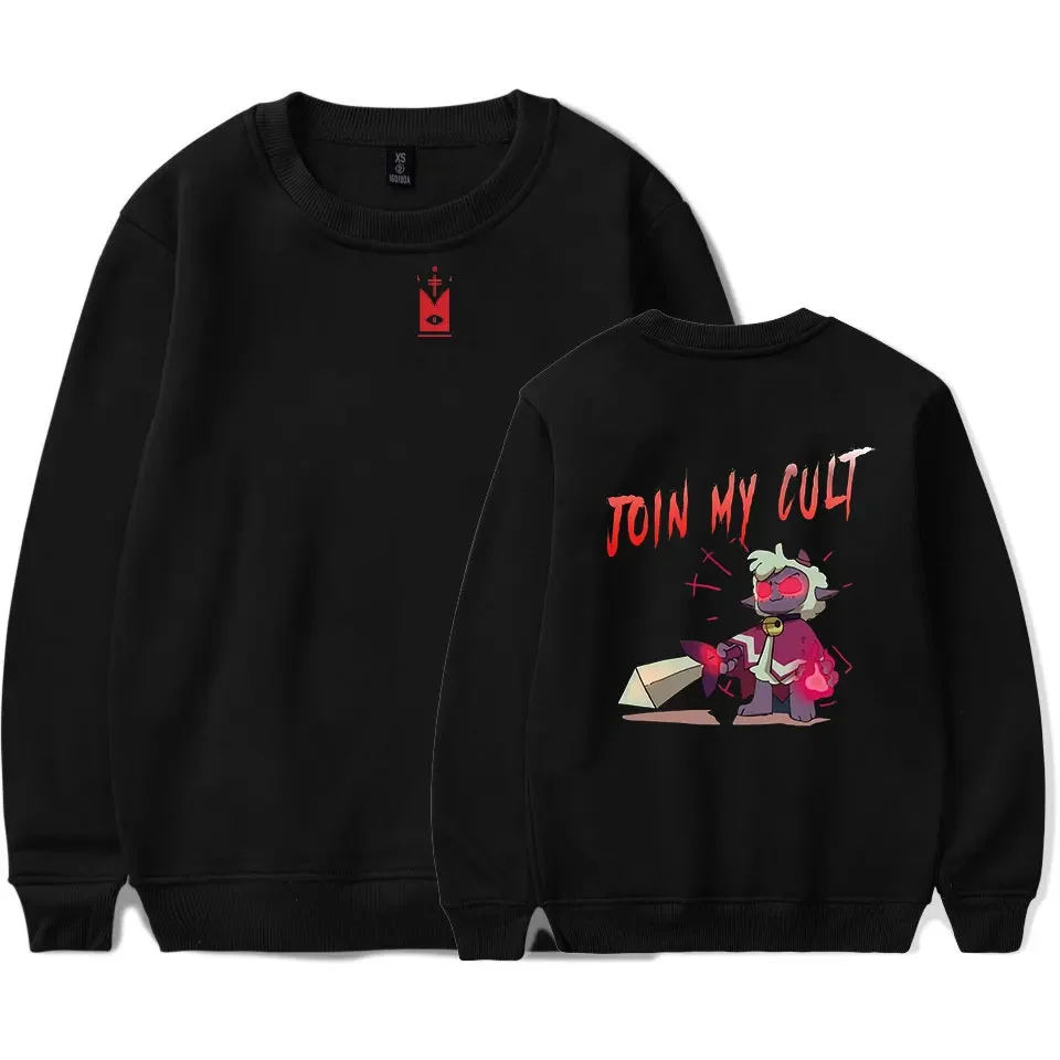 

Hot Game Cult of The Lamb Oversized Hoodie Women Men O-neck Long Sleeve Crewneck Sweatshirt Casual Tracksuit Funny Clothes