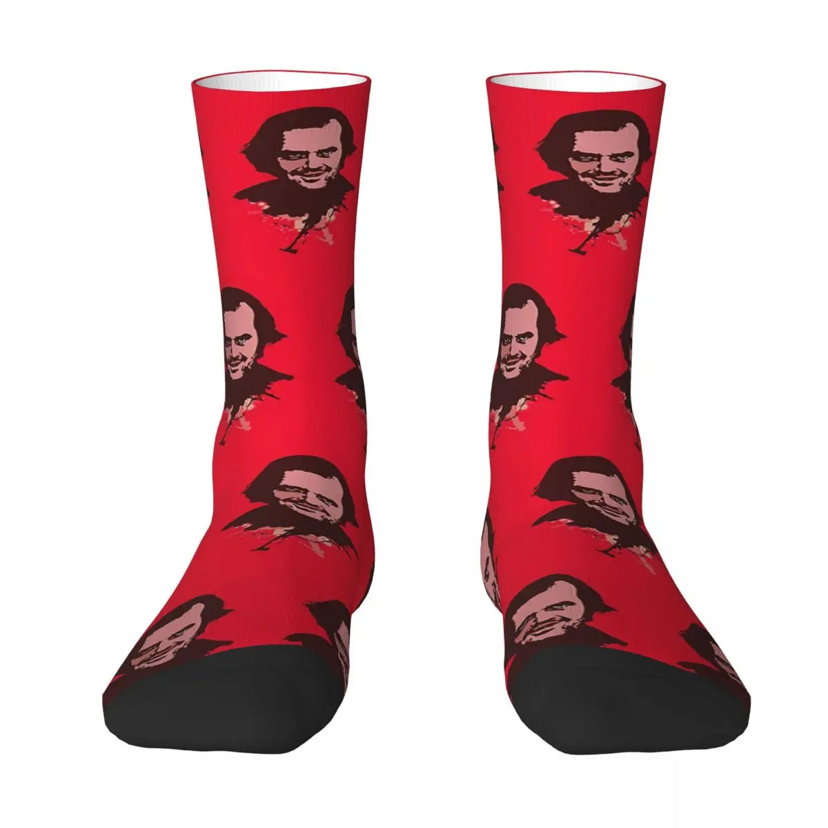 Jack Torrance Art Adult Socks Unisex socks,men Socks women Socks 1 pair funny unisex men art socks women printing potato chips knee high socks cotton art long socks for men casual 11 style 2701