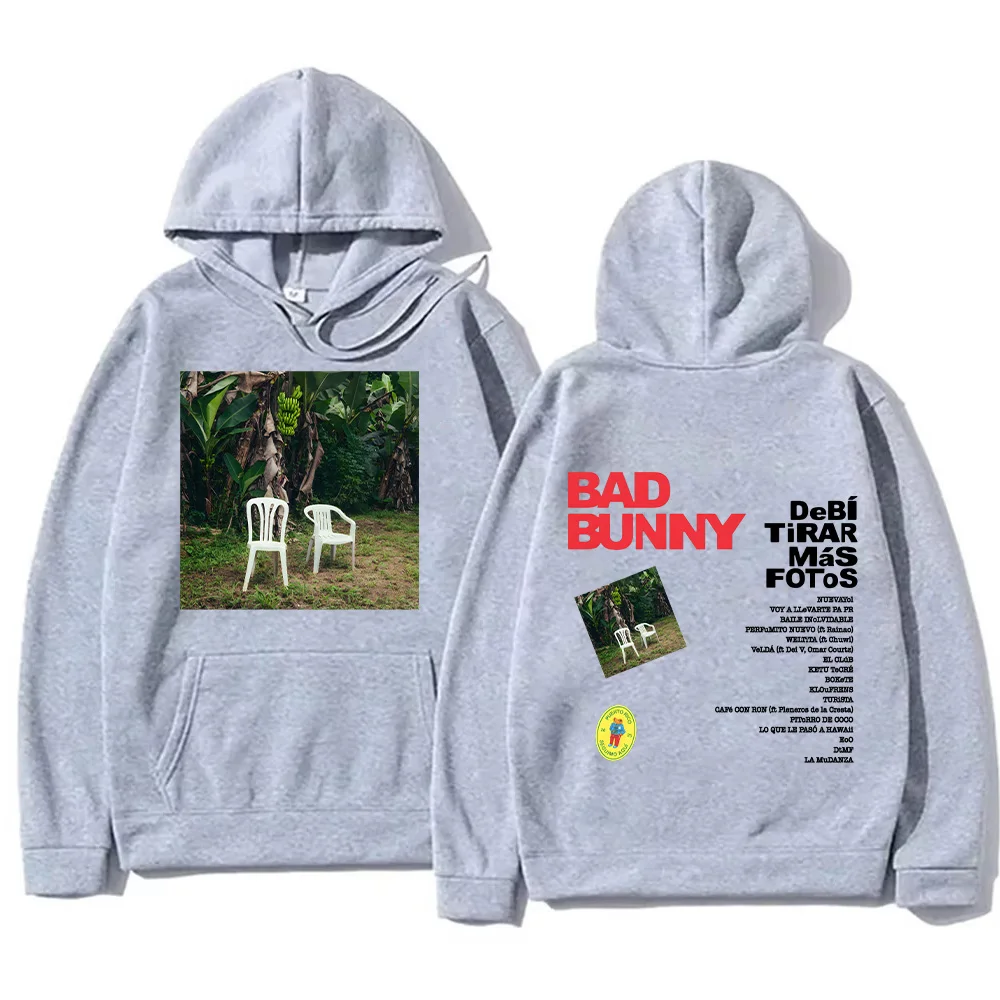 DTMF Debí Tirar Más Fotos Hoodies BAD BUNNY 2025 New Album Sweatshirt Harajuku High Street Pullover Fans Gift Fleece Streetwear 6