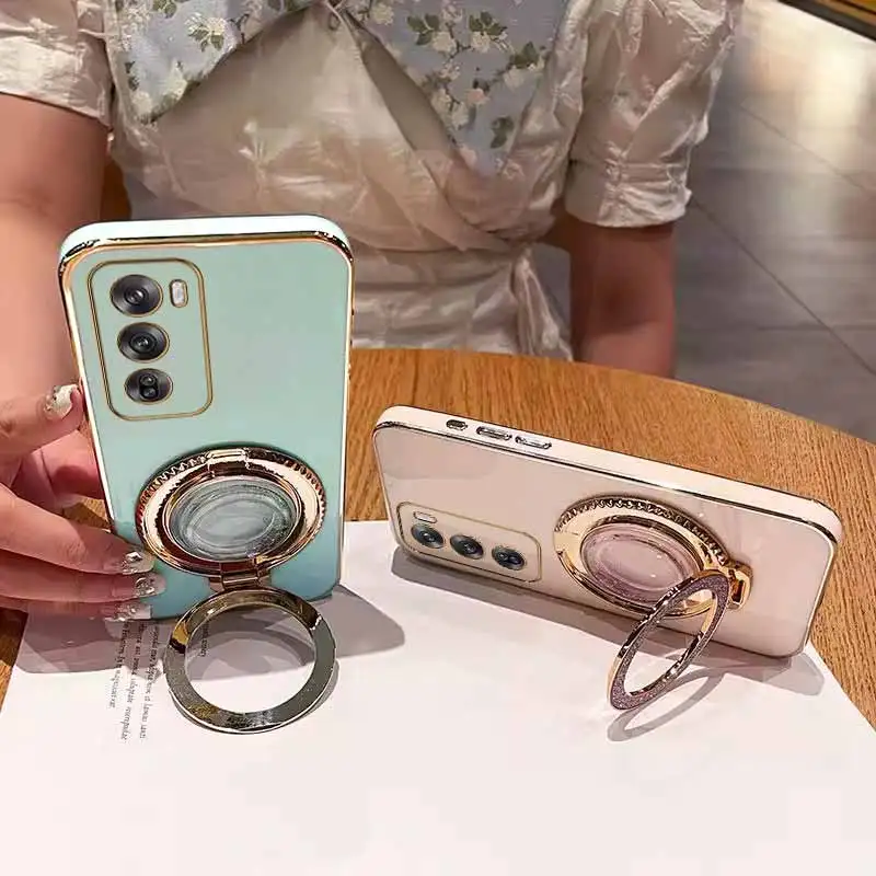 Premium Circular Support Plating Phone Case - Enhanced Protection and Style