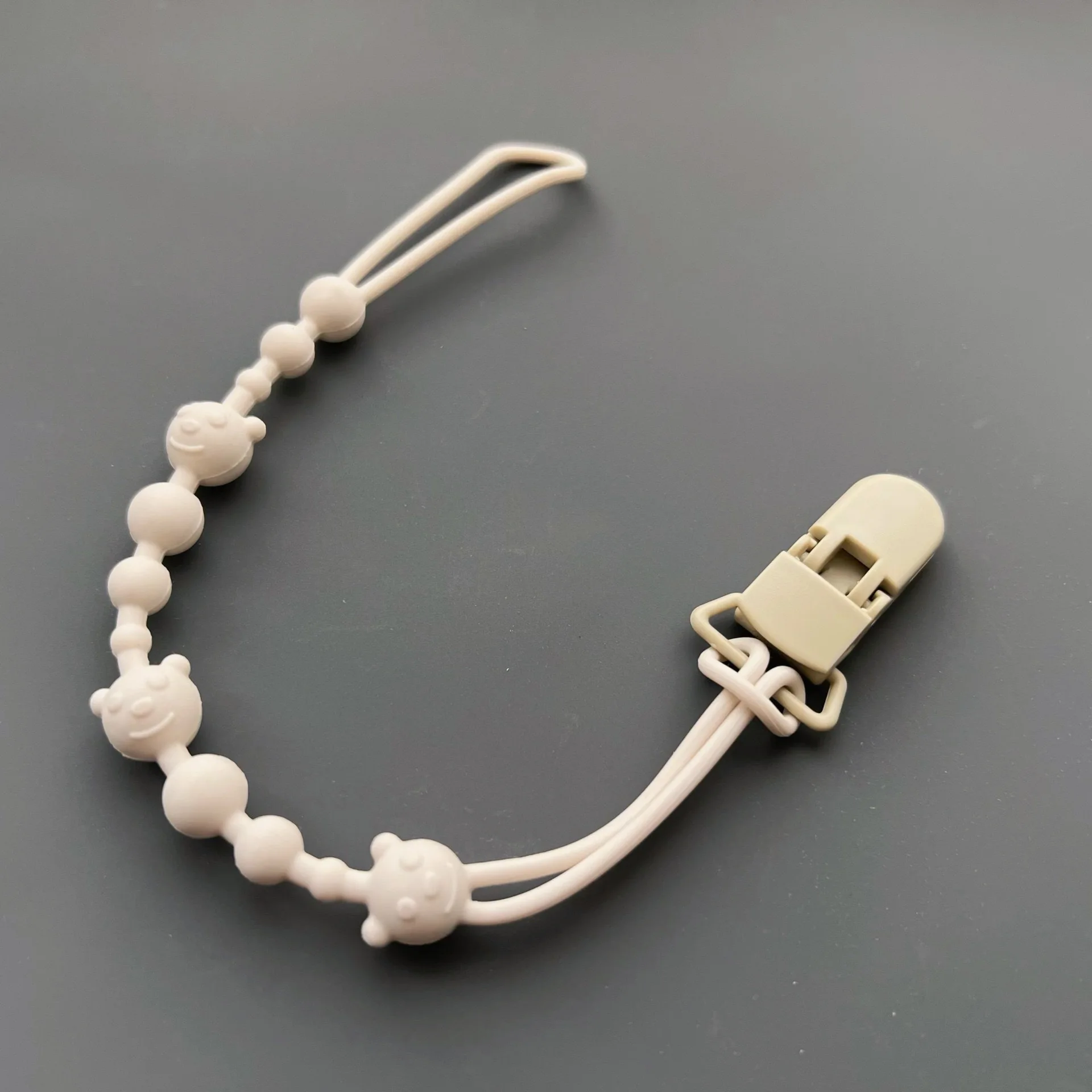 Bebê calmante silicone chupeta clipe macio flexível chupeta trela com clipe anti-perda carrinho de bebê mordedor recém-nascidos mordendo brinquedo