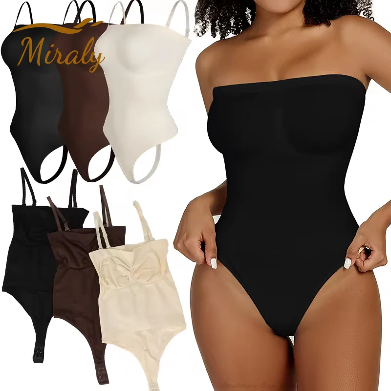 Body Shaper Strapless Tube Top Bodysuit Shape Rx Bodysuit