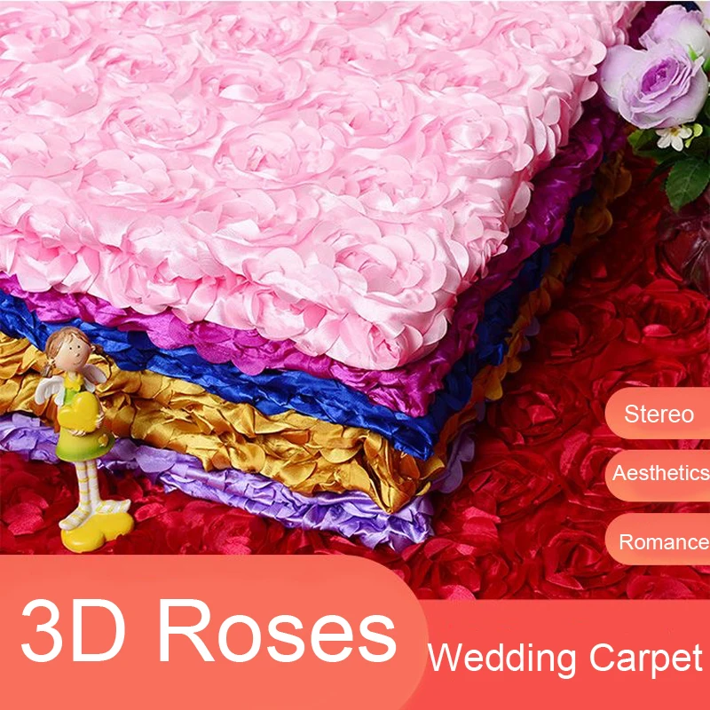 Indoor and Outdoor Reusable Glitter Runner Rug for Grass Rose White Sequin Carpet Walkway Party Indoor and Outdoor