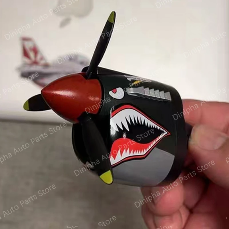 P-40 Airplane Car Air Freshener Creative Propeller Vent Diffuser_voghion.com