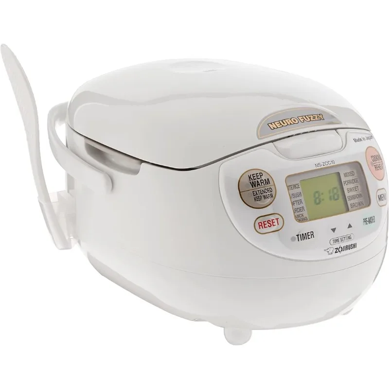 

ZAOXI NS-ZCC10 Neuro Fuzzy Cooker, 5.5-Cup uncooked rice / 1L, White