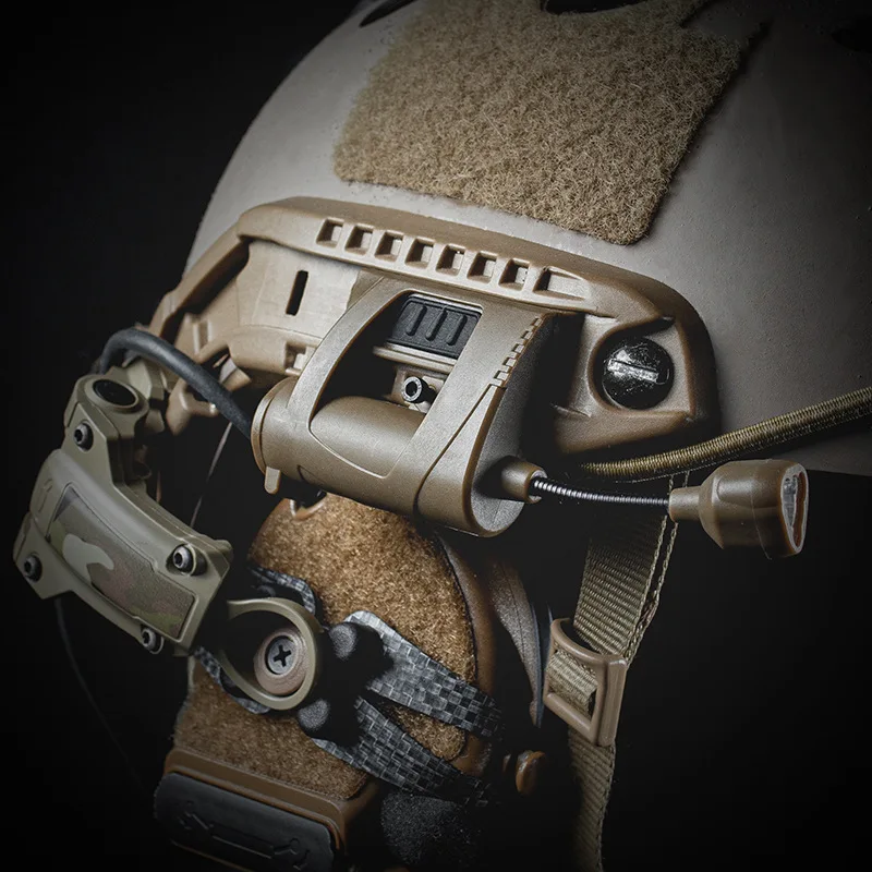 1 Stück Taktische Helmleuchte MPLS CHARGE 3 Modi Grün Rot IR Laser Helmlampe Energiesparende Jagd Airsoft Helm Taschenlampe – Detail 8