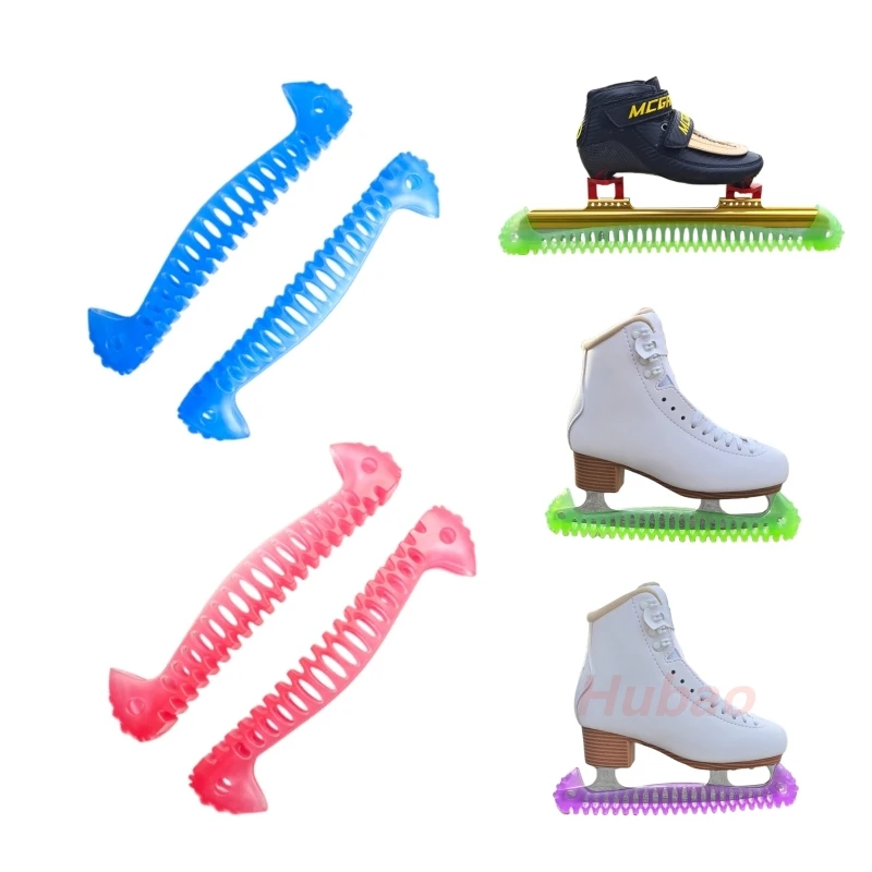 PNHUBAO lame de patinage sur glace rétractable étui de protection en ligne Rock Figure patin vitesse patin lame couverture