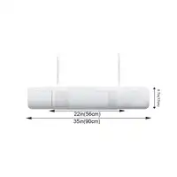 Déflecteur mural anti-courant d'air direct pour climatiseur, guide de ventilation universel coupe-vent 2