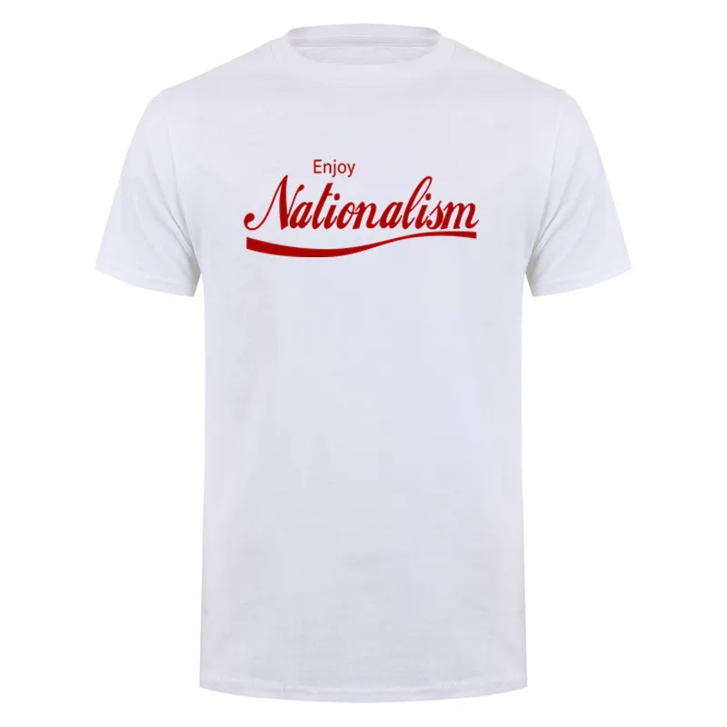 Genießen Sie Nationalismus Nationalistisches T-Shirt Grafik Streetwear Kurzarm O-Ausschnitt Harajuku T-Shirt Herrenbekleidung DY-387
