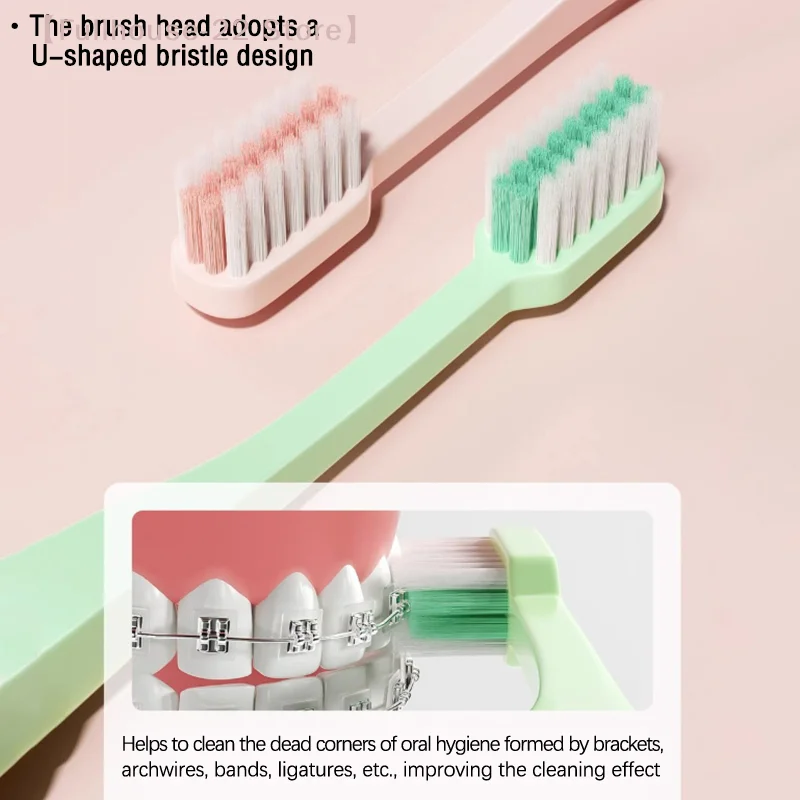 【MAX-22】1개 접이식 칫솔 휴대용 성인용 부드러운 칫솔모 플라스틱 접이식 칫솔 비즈니스 칫솔 구강 청소 도구