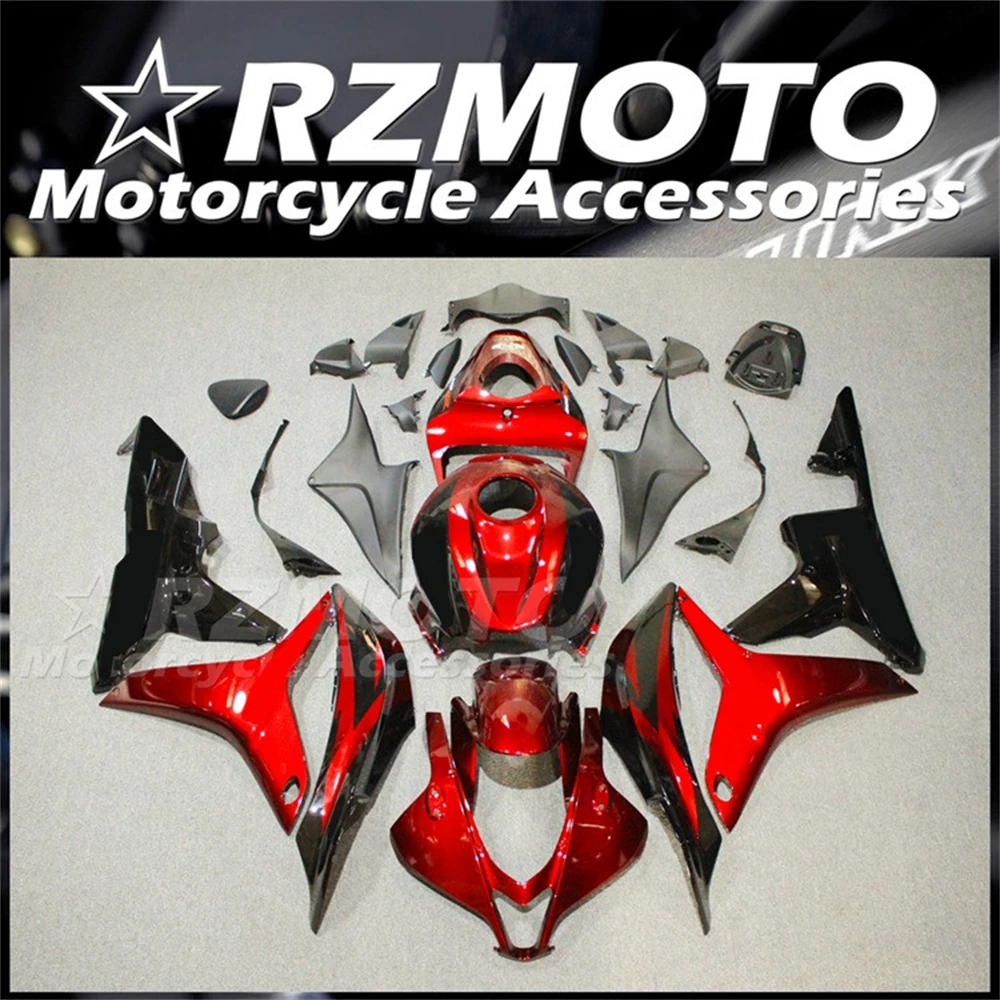 

Injection Mold New ABS Whole Fairings Kit Fit for HONDA CBR600RR F5 2007 2008 07 08 Bodywork Set Red Black