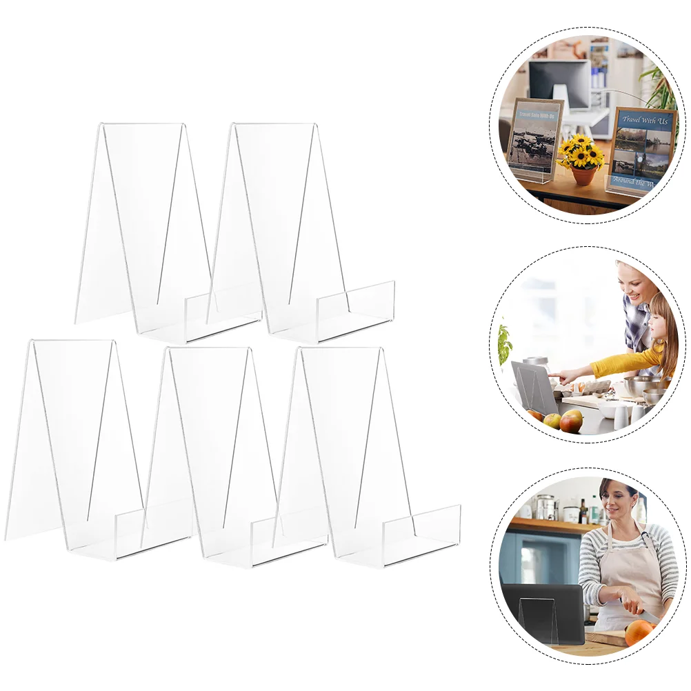 

Прозрачный акриловый книжный мольберт, держатель для книг, подставка для хранения книг, подставка для книг, акриловый мольберт для книг