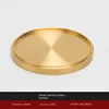 Pure Copper  Holder 1/5PCS Coaster Household Kungfu Tea Set  Brass Heat Insulation  Mat  Ceremony Accessories Home Decor 3