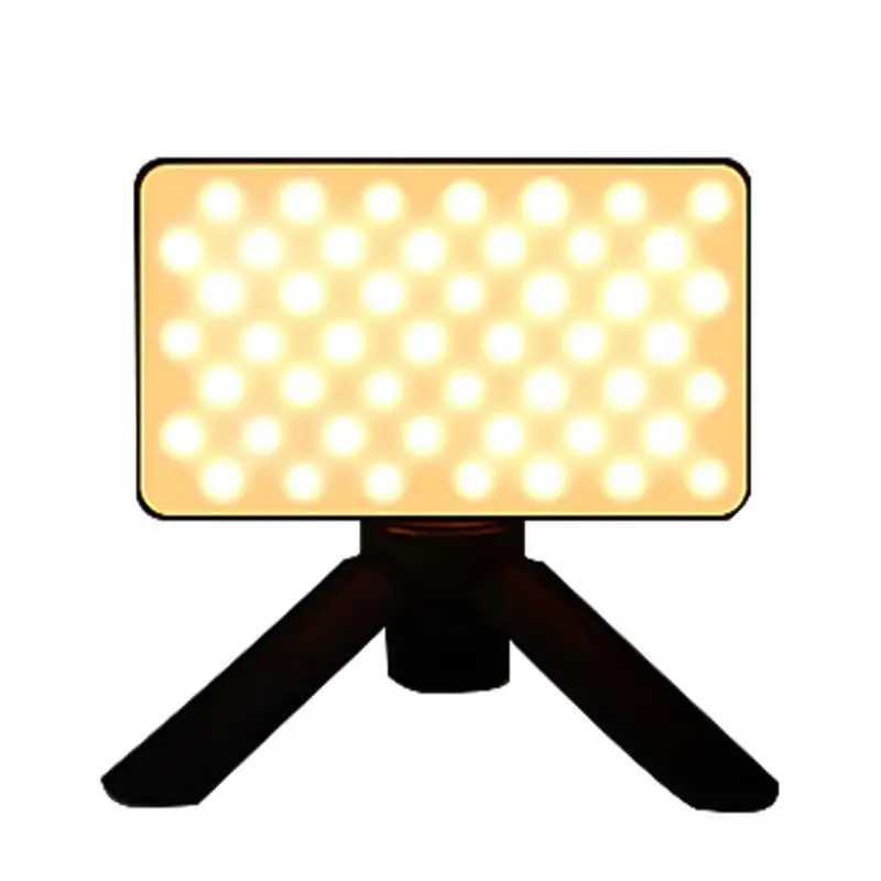 

LED Video Light RGB LED Camera Light With Portable Camera Lighting Portable 3100mAh Rechargeable Video Light For Live Streaming