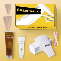 Viilife Depilatory Wax Hair Removal Sugaring Cold Sugar 120g Kit Natural Painless For Arm Leg Facial Underarm 1