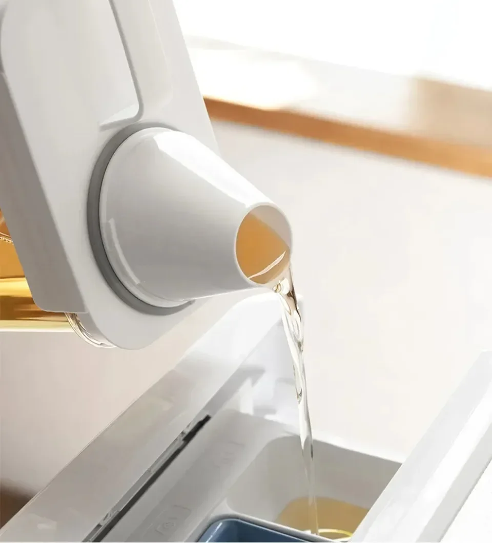 1100/1800/2300 ml luftdichte Aufbewahrungsbox für Waschmittelpulver, leer, für Pulver, Weichmacher, Bleichmittel, Aufbewahrungsbehälter mit Etiketten – Detail 6