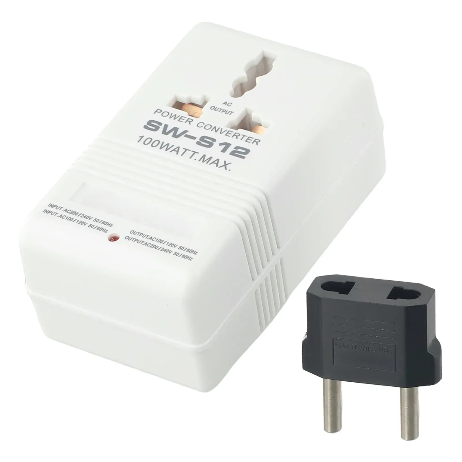 Step UP OR Down Converter Transformer 100W 110V/120V To 220V/240V EU Adapter