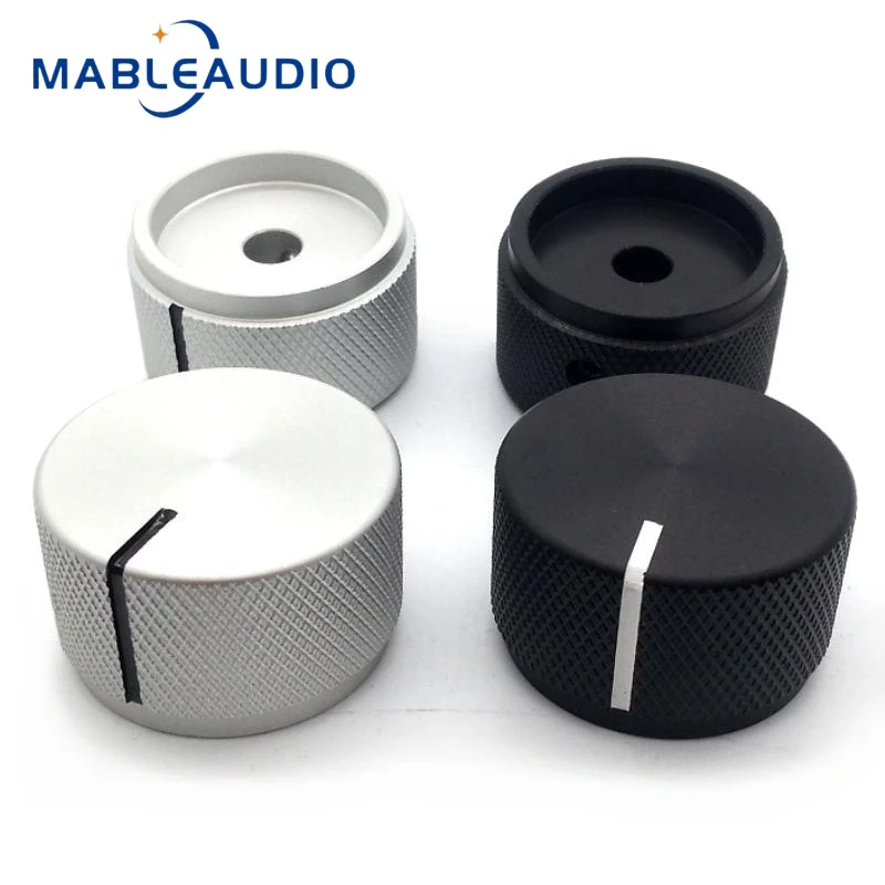 1 Stück 30x18mm Aluminium legierung Voll knopf Gitarren effektor Volumen potentiometer Hifi Sound verstärker Rändel knopf