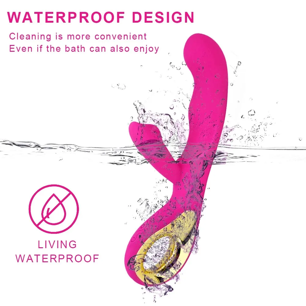 10 Vibration Modes Powerful Vibrator G Spot Clitoris Stimulator Dildo  Anal Masturbator Rechargeable Sex Toys for Women 18